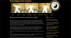 Desktop Screenshot of dongtaichi.com